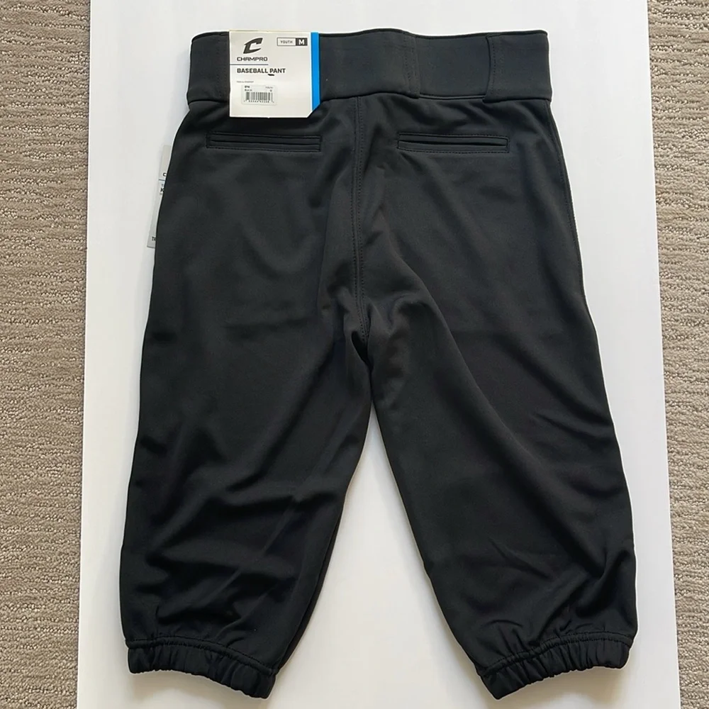 Champro‎ Youth Triple Crown 2.0 Black Knicker Baseball Pants Medium